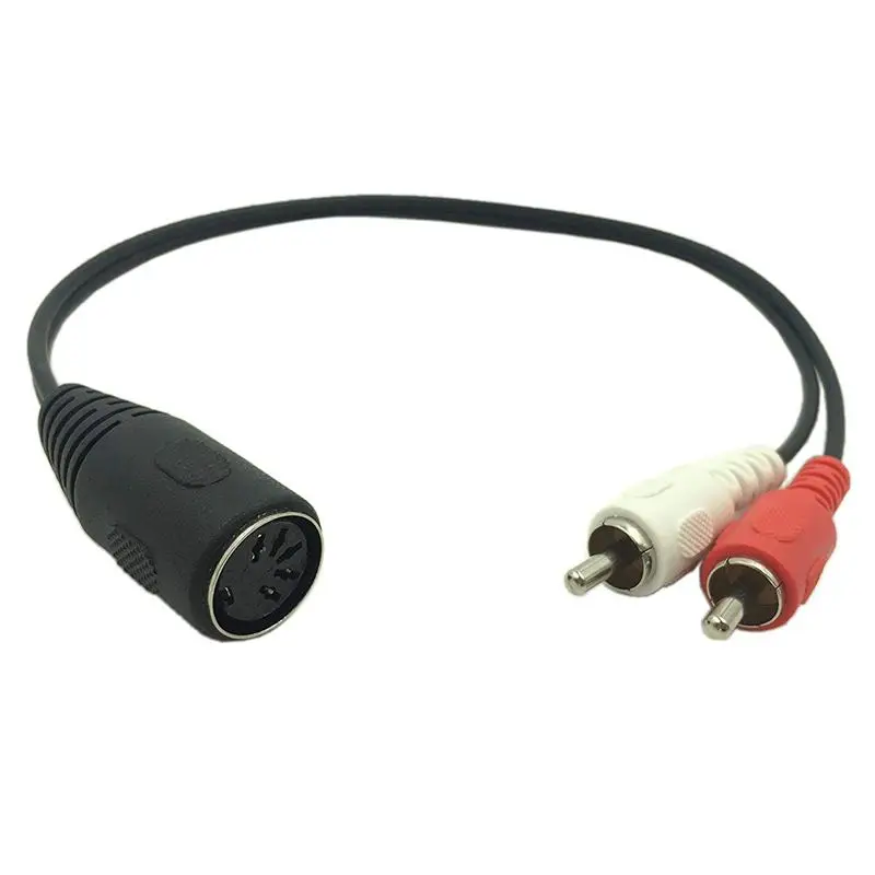 5 Pin Din Female to 2 RCA Male профессиональный аудио кабель для Baeng & Olufsen Naim Quad. Стерео систем
