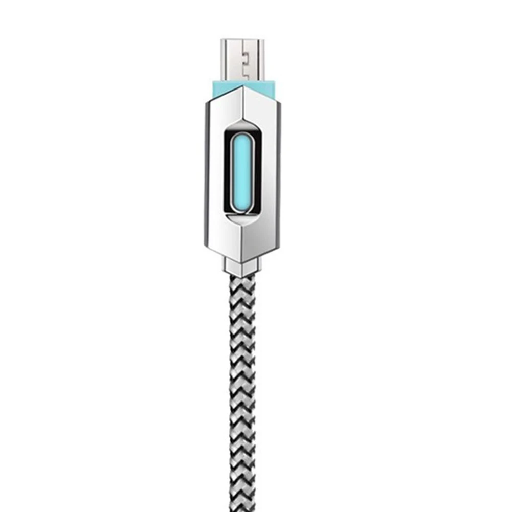Weave LED Light Sync Data Cable Luminous Micro USB Fast Charger Cord for Samsung Galaxy Android &amp | Электроника