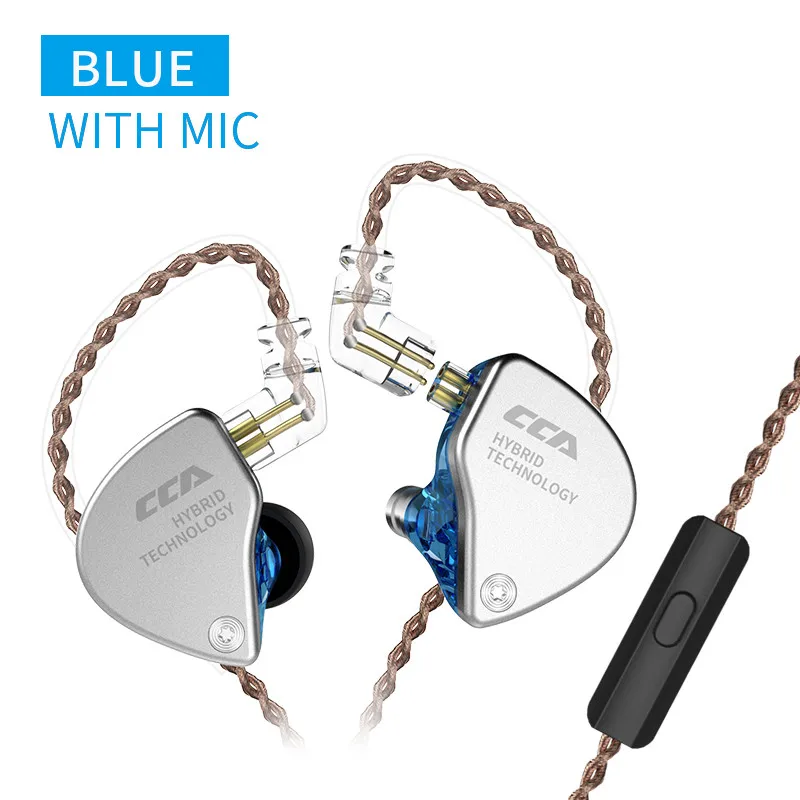 CCA CA4 1BA + 1DD Гибридный привод блок в ухо наушники HIFI монитор DJ бег спортивная
