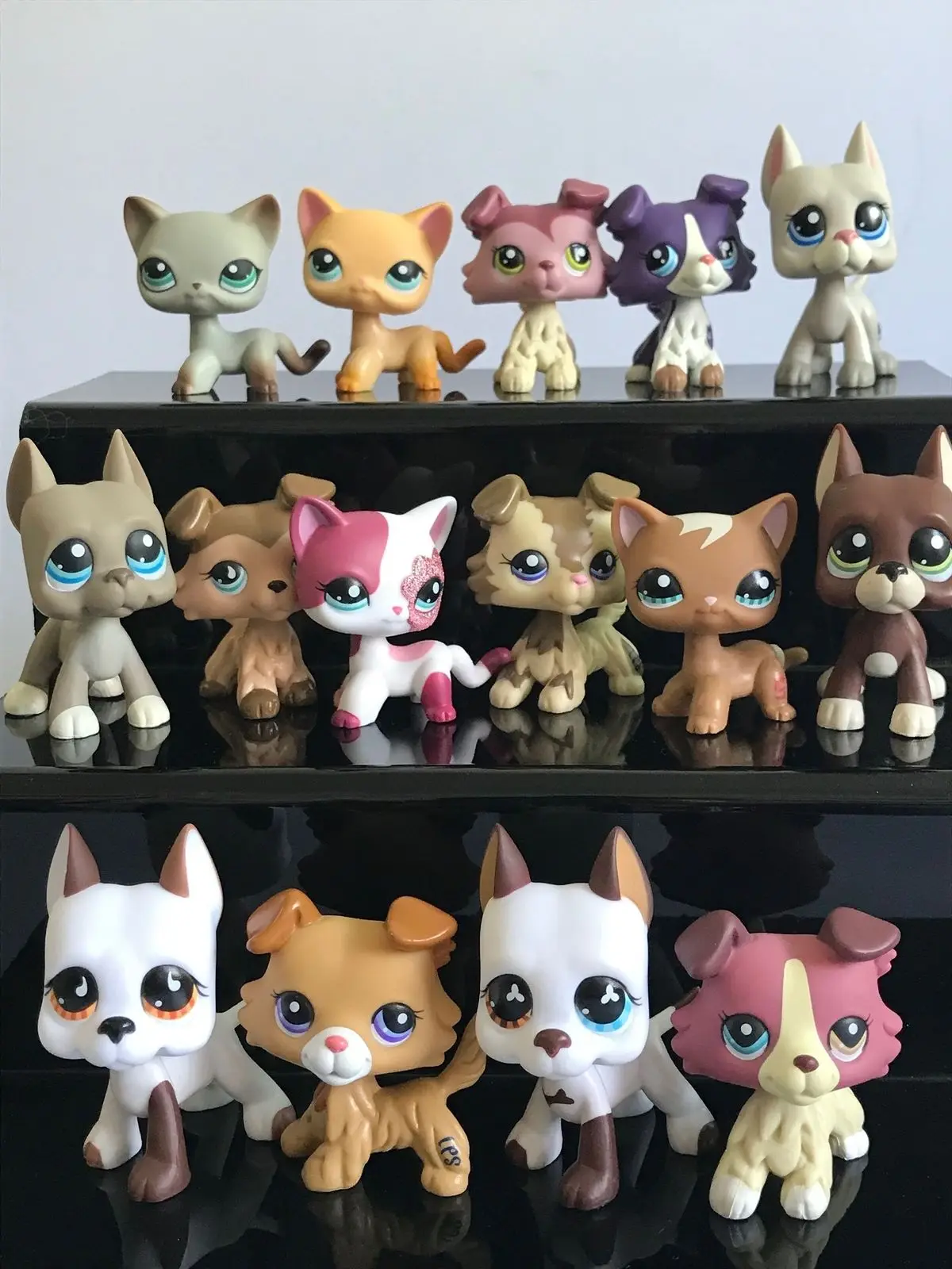 5x случайный мультфильм Животные большой немецкий дог колли короткая шерсть