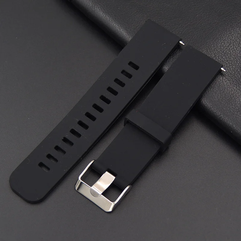 2020 новинка моды - Силиконовый ремешок для часов Generic Watchband, Водонепроницаемый ремешок шириной 18 мм, 20 мм, 22 мм для брендовых часов на.