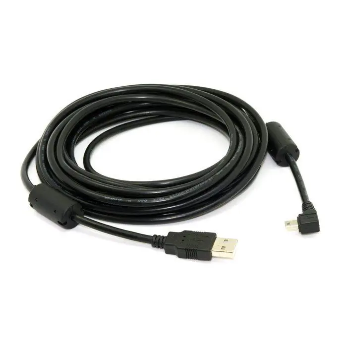 

Zihan Mini USB B Type 5pin Male Right Angled 90 Degree to USB 2.0 Male Data Cable 5M