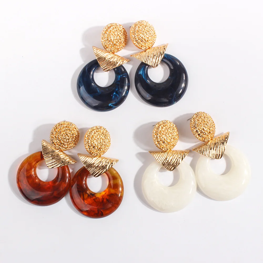 GEREIT новый дизайн Женские Ювелирные изделия роскошные серьги из сплава 3 цвета