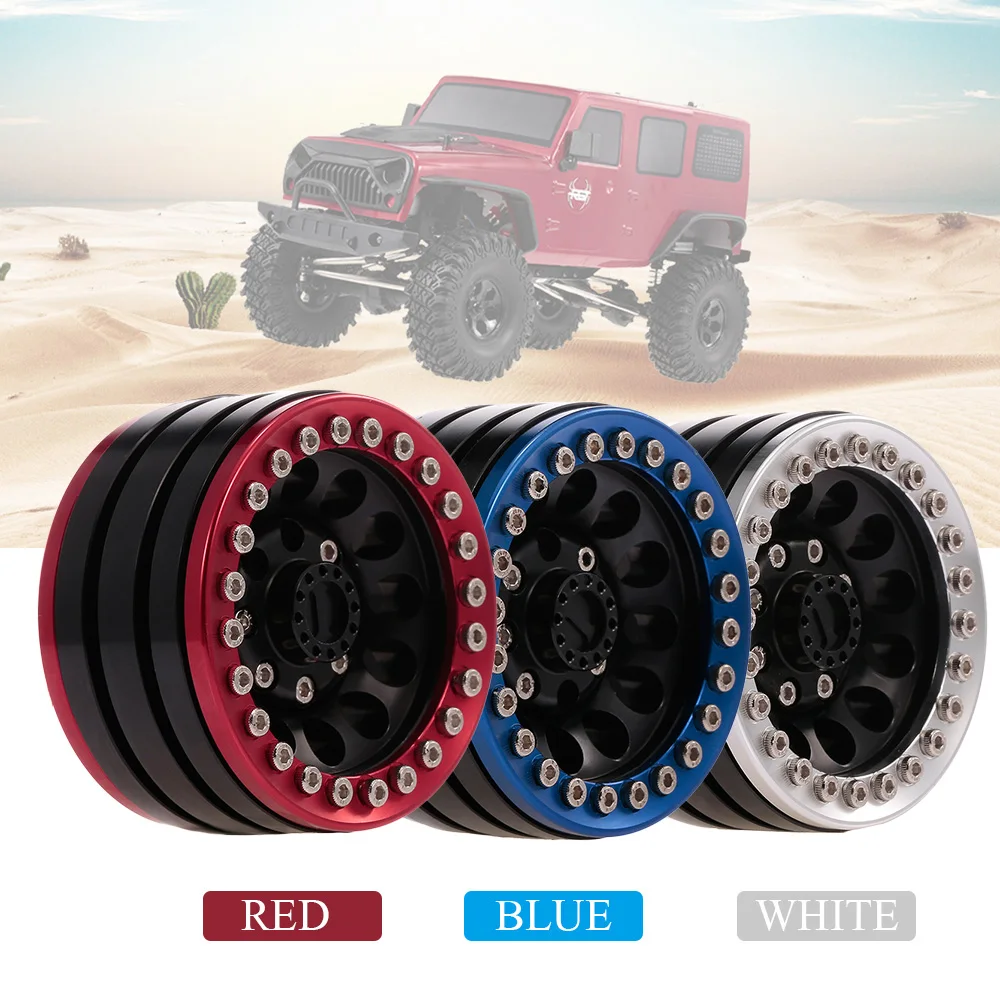 Металлический обод ступицы колеса 1 9 дюйма для Traxxas HSP Redcat RC4WD Tamiya Axial SCX10 D90 HPI 4