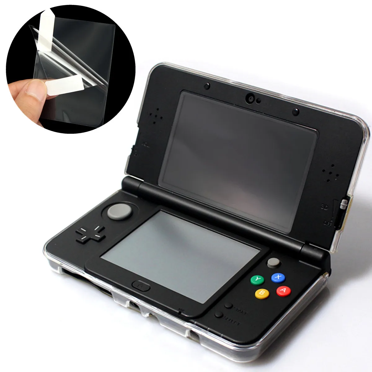 3 в 1 прозрачная верхняя и нижняя ЖК пленка для новой защитной пленки 3DS Up +
