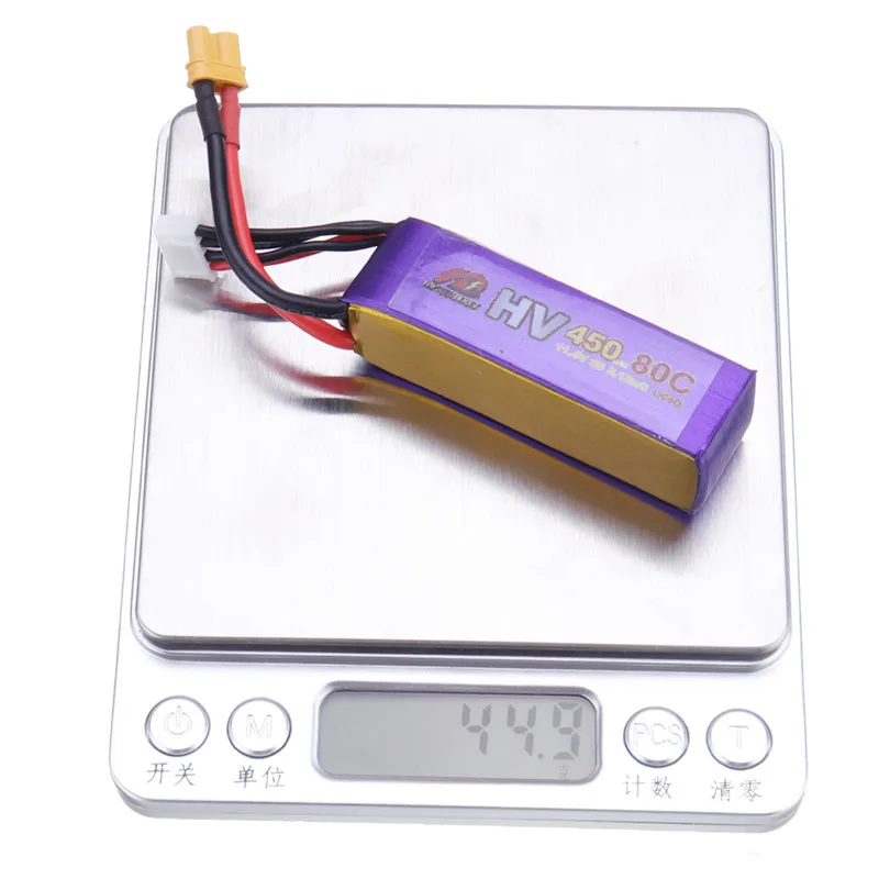 1/4 шт My красный берет 11 4 V 450 mAh 80C 3 S HV 35 XT30 Plug Липо Батарея для FPV Racing Дрон