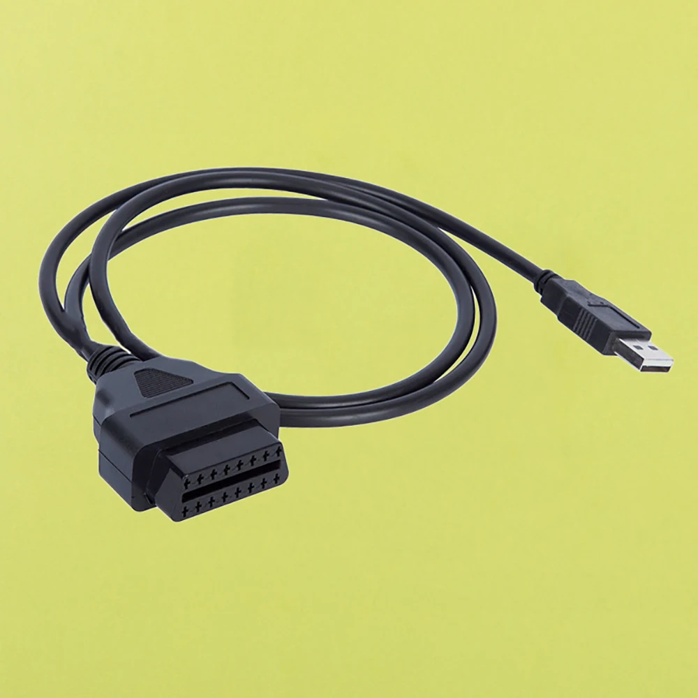 1 шт. 16Pin OBD2 к USB порт зарядное устройство адаптер кабель соединитель