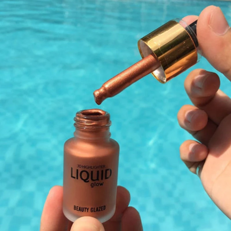 New Liquid Face Highlighter Illuminator Glow Cream Shimmer Bling Skin 15ml | Красота и здоровье