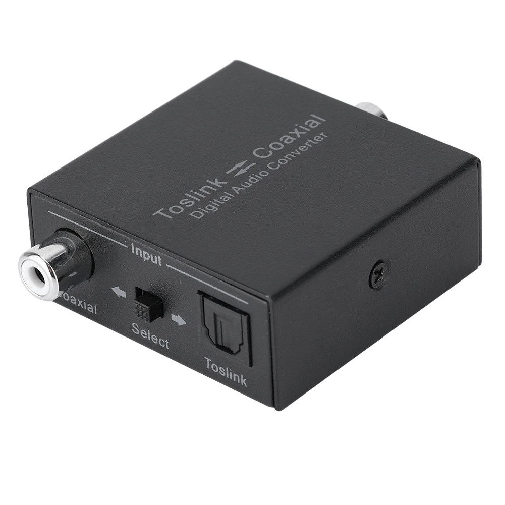 Высокое качество 2 преобразования SPDIF цифровой аудио конвертер коаксиальный Toslink
