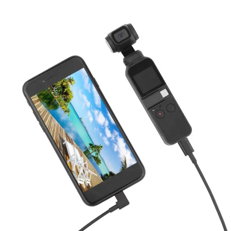 Удлинитель шест палка для селфи DJI OSMO Карманный карданный стабилизатор с кабелем