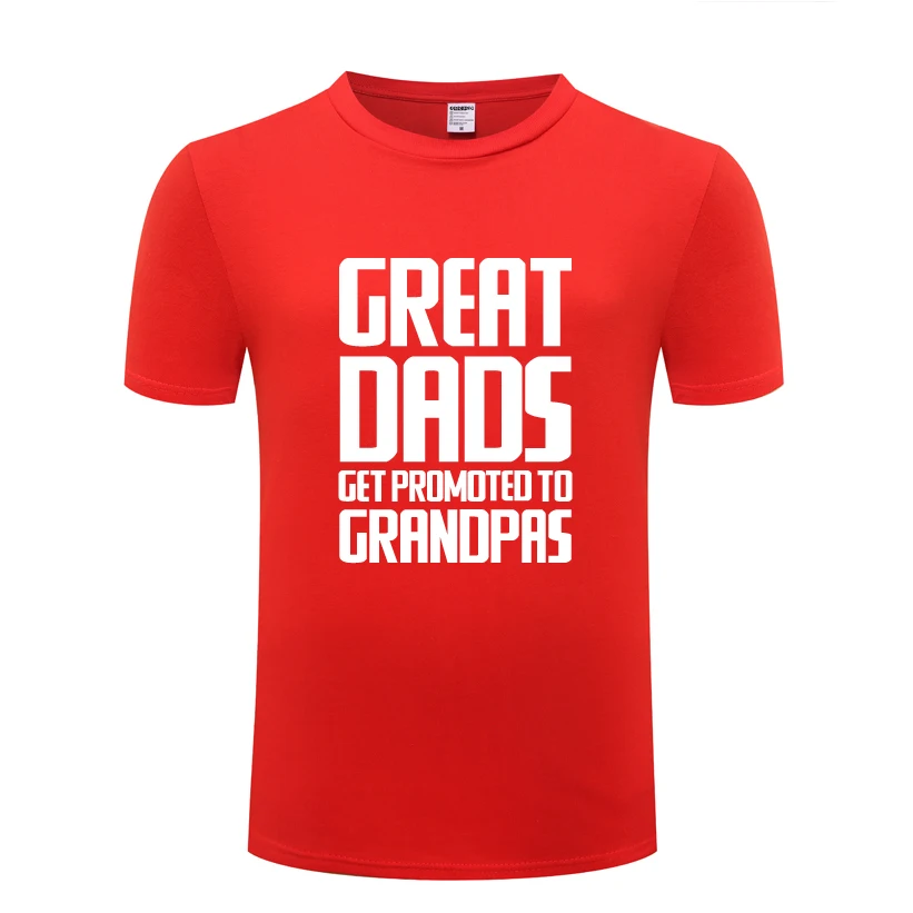 Забавная Мужская футболка с надписью Great Dads забавная новинка 2018 хлопковая