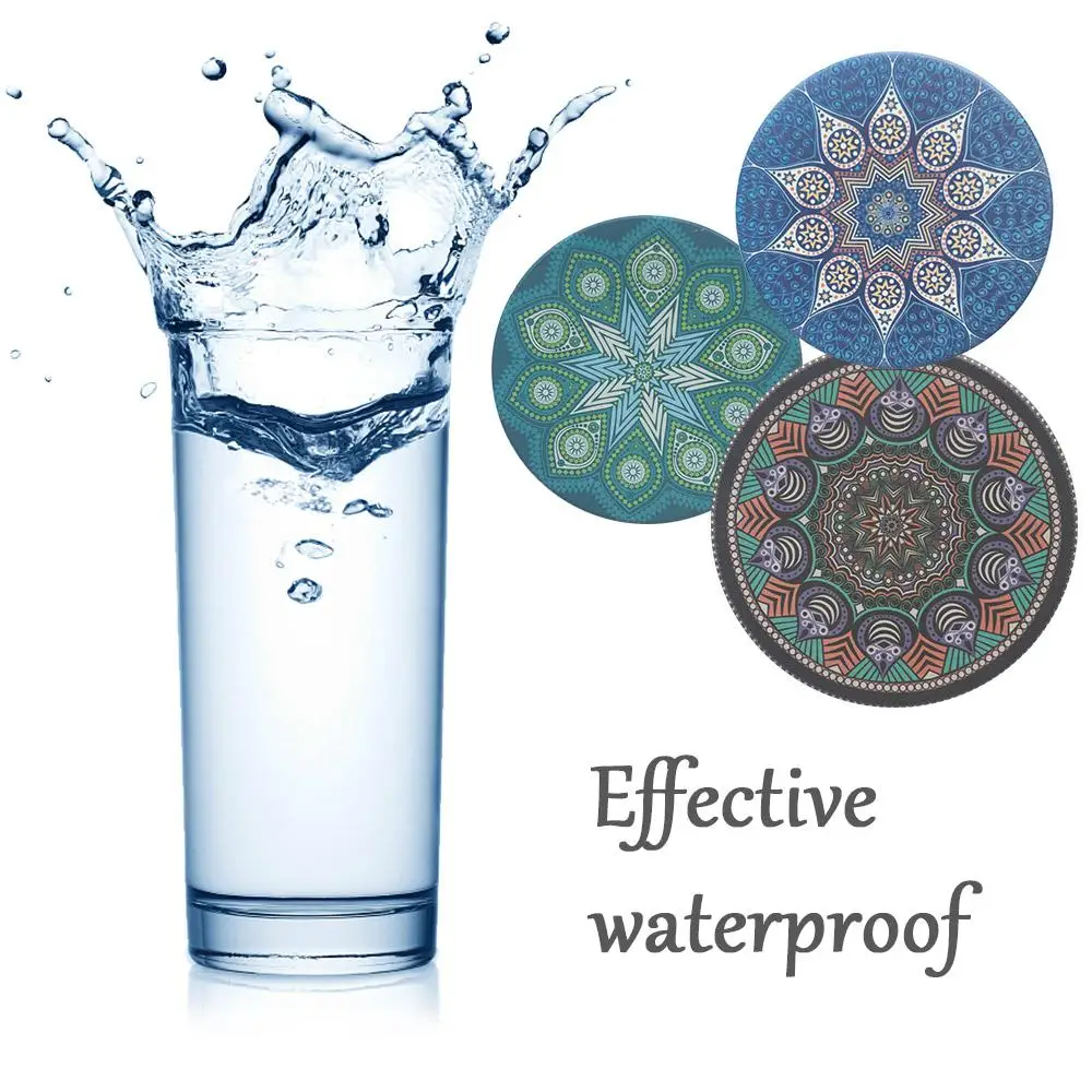 3 шт. пробковый круглый коврик под чашку подставки для напитков коврики основа