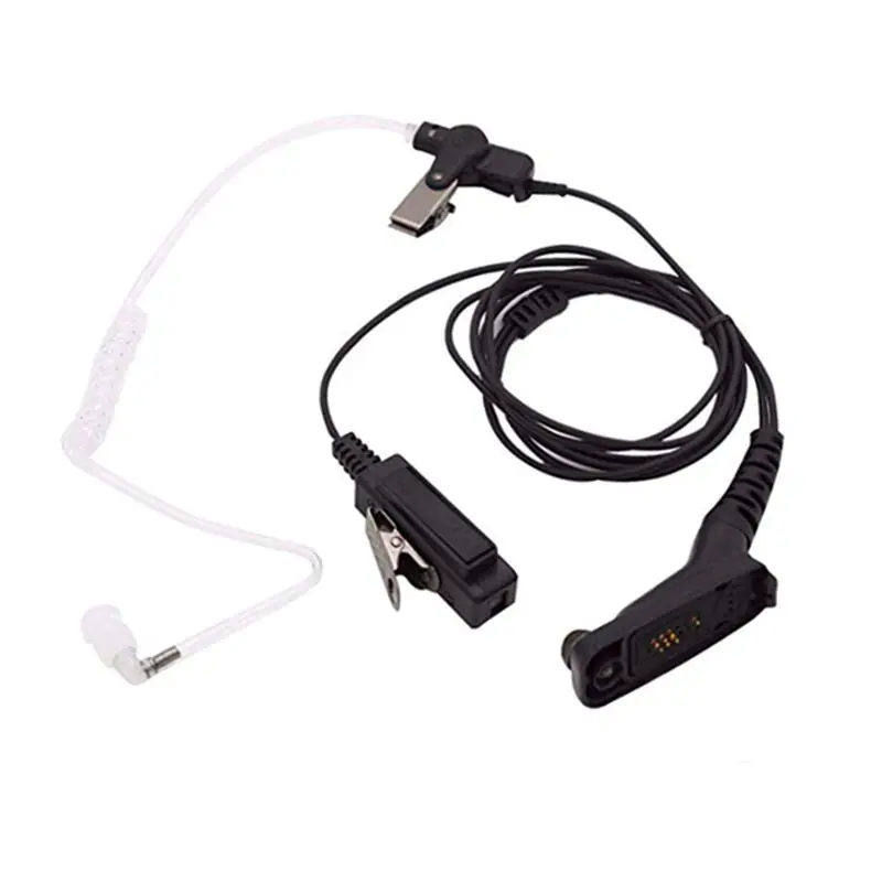 Fbi Air Acoustic Tube Earpiece Ptt Mic гарнитура для Motorola Xir P8668 P8268 Apx 7000 Xpr 6500 6550 Walkie Talkie Car Radio| |