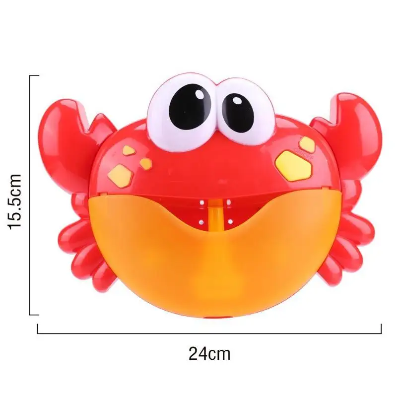 

Kids Music Crab Bubble Blower Machine Electric Automatic Crab Bubble Maker Kids Bath Outdoor Toys Bathroom Toys Christmas Gifts