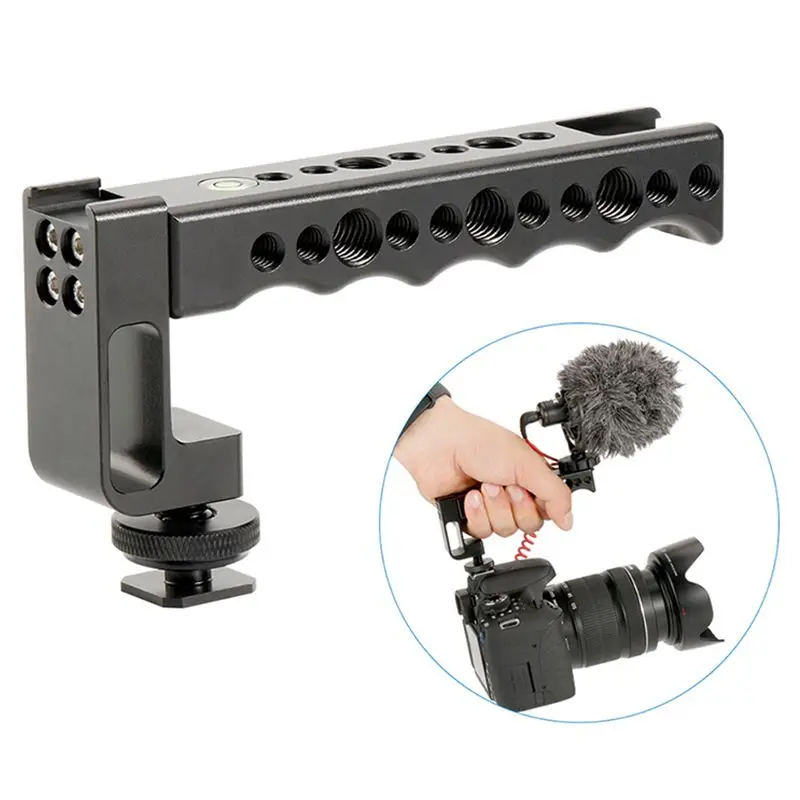 Video Stabilizing Top Handle Cold Shoe Extender Mount With 1/4 3/8 Thread For SLR DSLR Nikon Canon EOS Pentax Olympus | Электроника