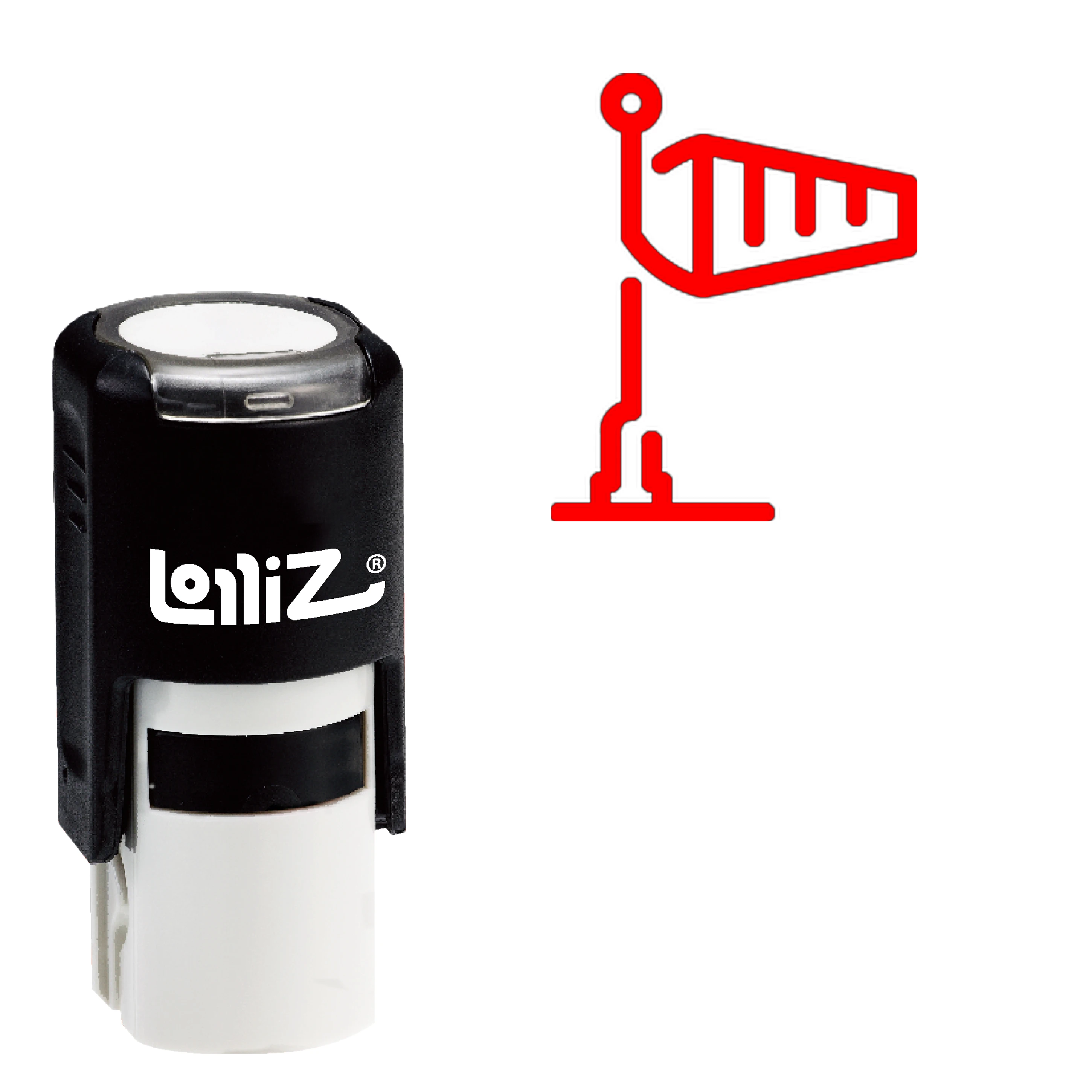 

LolliZ Windsock Self-Inking Rubber Stamp - Modern Symbol Series