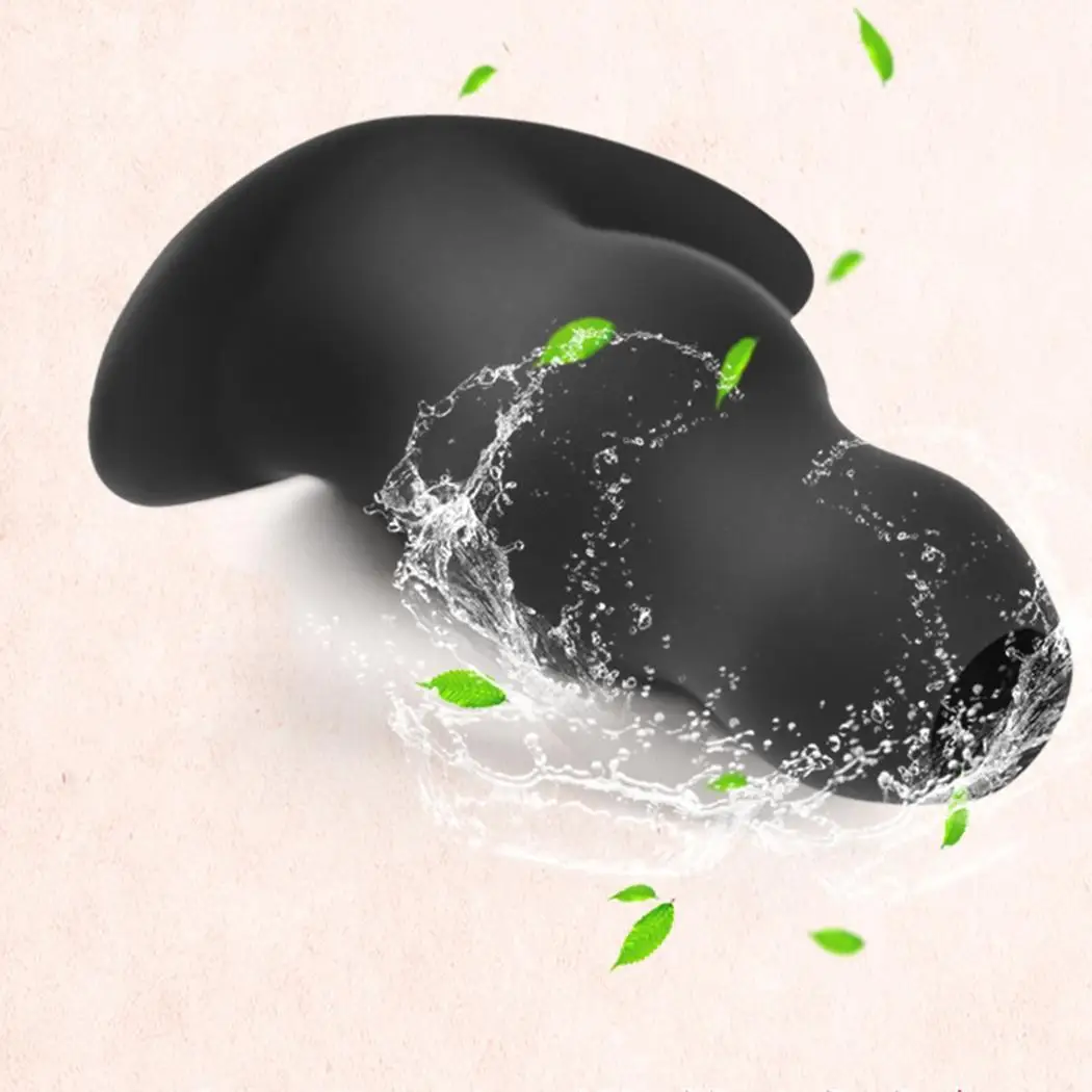 LI BO Adult Stimulate Sex Beads Silicone Manual Pull Hotel G-spot Bedroom Hollow-Design Anal Home Black Plug Toys |