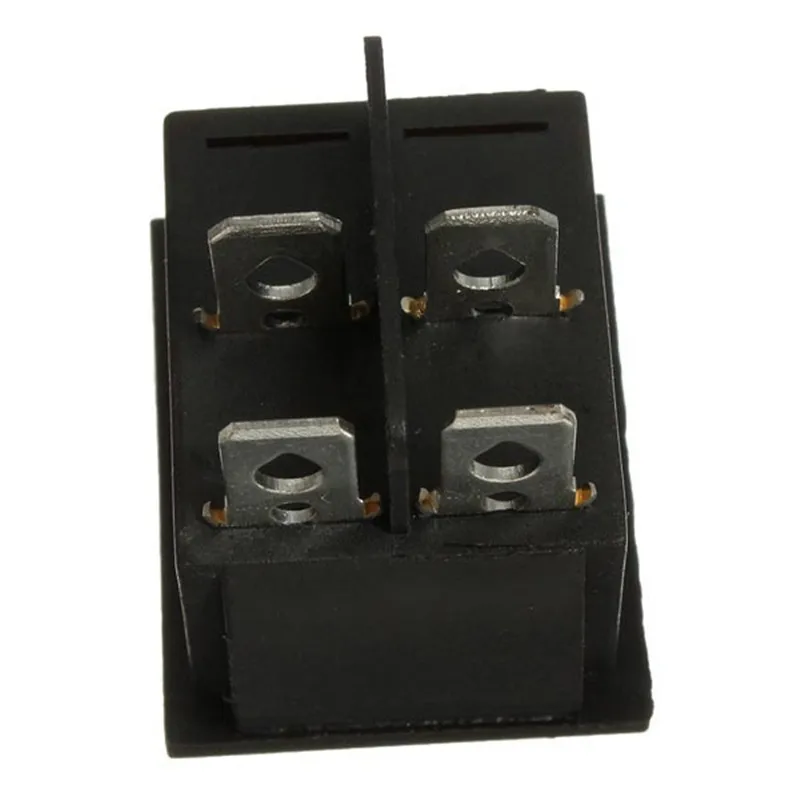 CLAITE красный свет лампы 4 Pin DPST ВКЛ ВЫКЛ рокер переключатель лодки 13A/250В 20A/125В