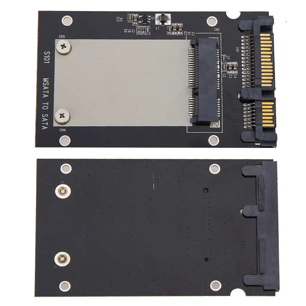 Новинка 50 мм Маленькая плата Msata Ssd до 2 5 дюймов Sata диск конвертер адаптер для
