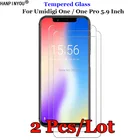 2 шт.лот для Umidigi One  One Pro 5,9 дюйма закаленное стекло 9H 2.5D Премиум Защитная пленка для экрана