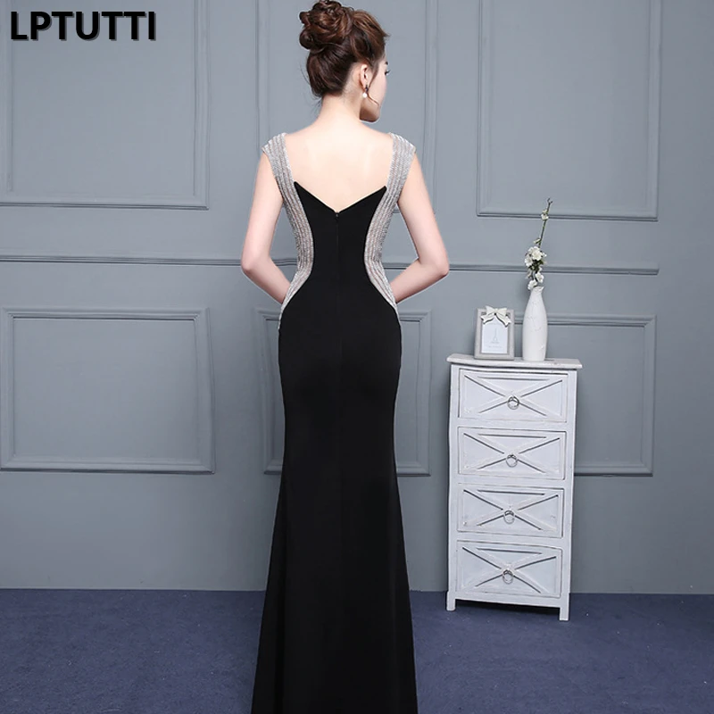 LPTUTTI Crystal New For Women Elegant Date Ceremony Party Prom Gown Formal Gala Events Luxury Long Evening Dresses | Свадьбы и