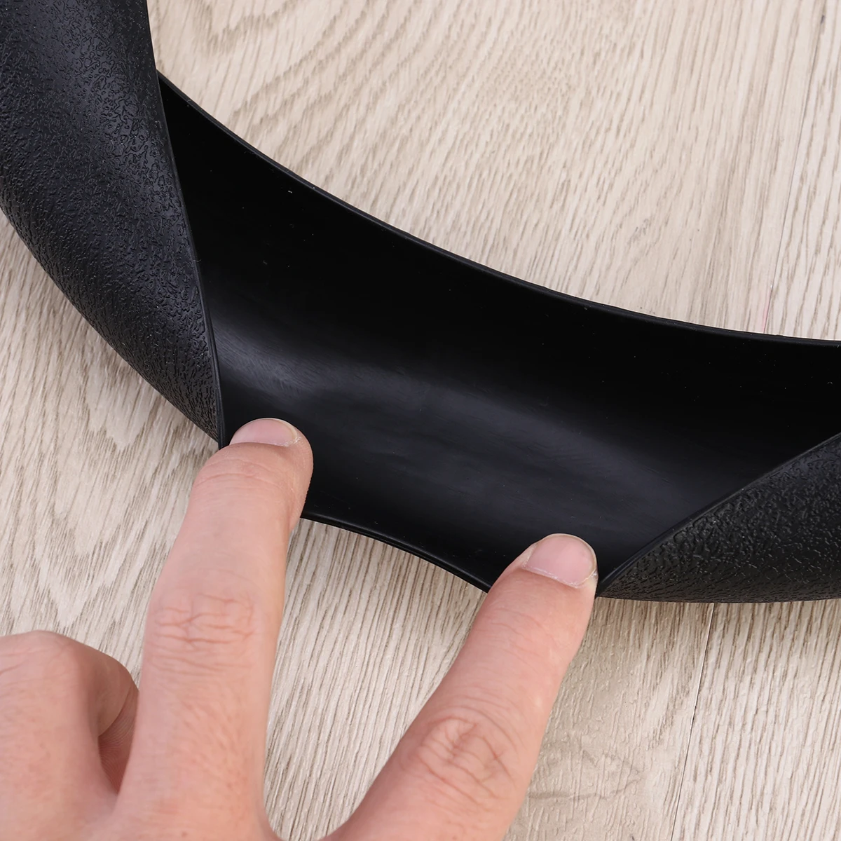 32 см силиконовый Противоскользящий чехол для руля автомобиля (черный)|Чехлы на