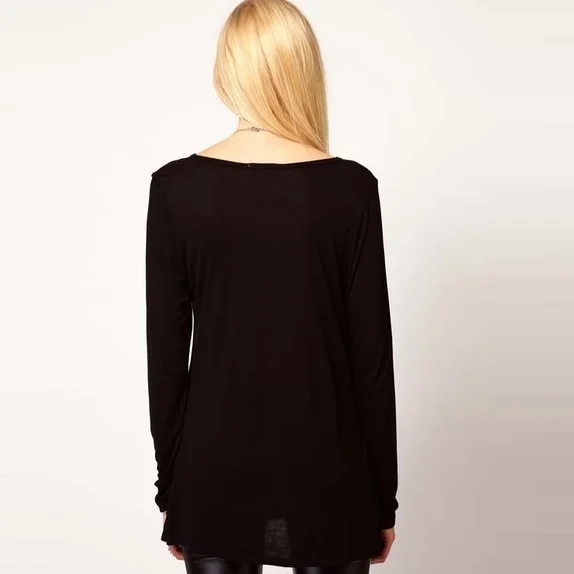 Soft Bamboo Fiber Blouse with Zipper Detail |