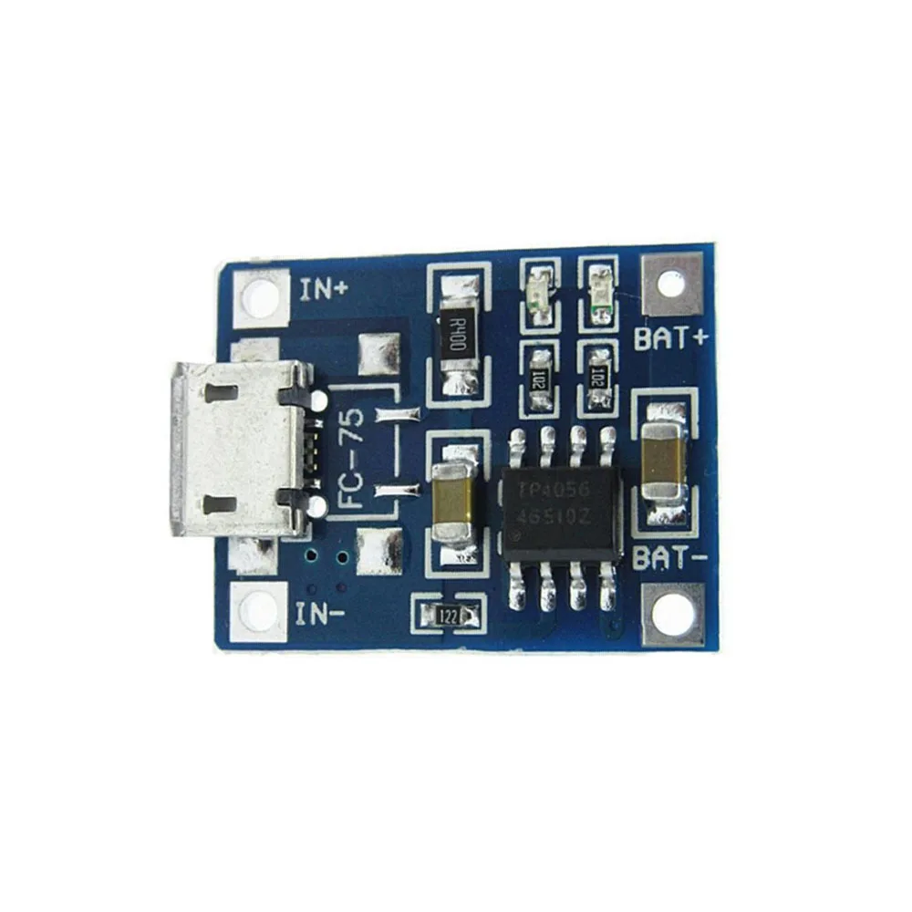 10 шт. зарядная плата для литиевого аккумулятора 5 В 1 А Micro USB 18650 + Двойная функция