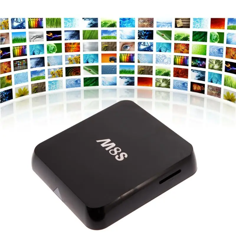 ALLOYSEED S802 четырехъядерный Android 4 Smart TV Box Set Top 2G/8G Mali450 GPU 4K .4G/5G Dual WiF Ultra HD Mini