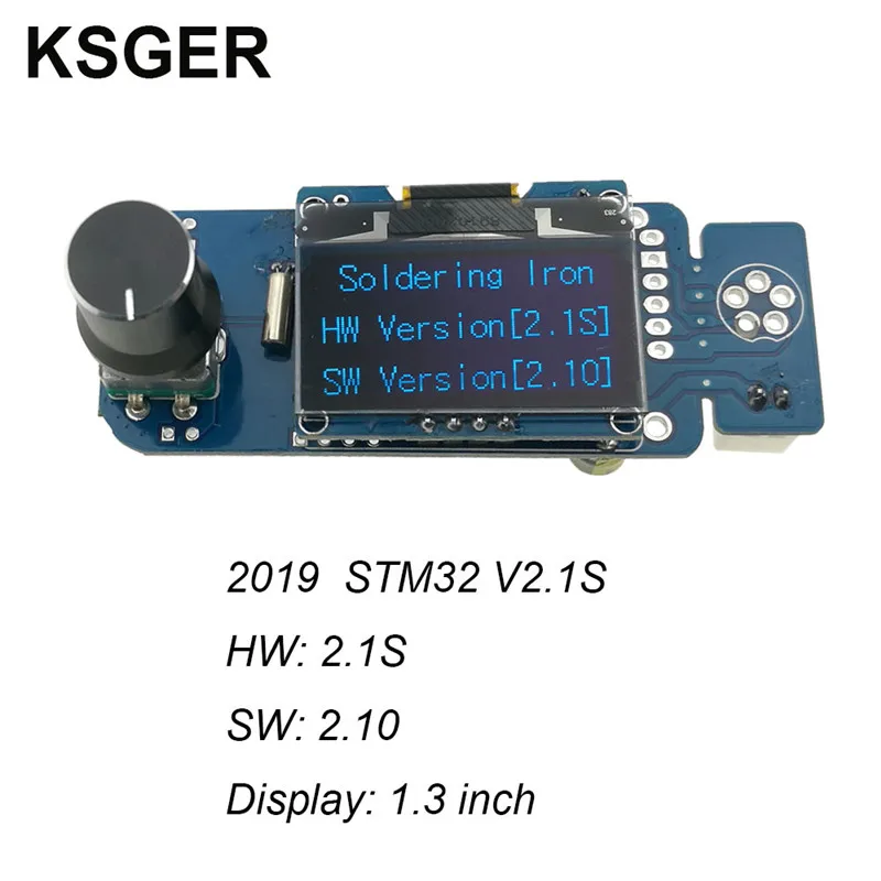 KSGER STM32 OLED паяльная станция T12 наконечники железа V2.1S контроллер сварочные