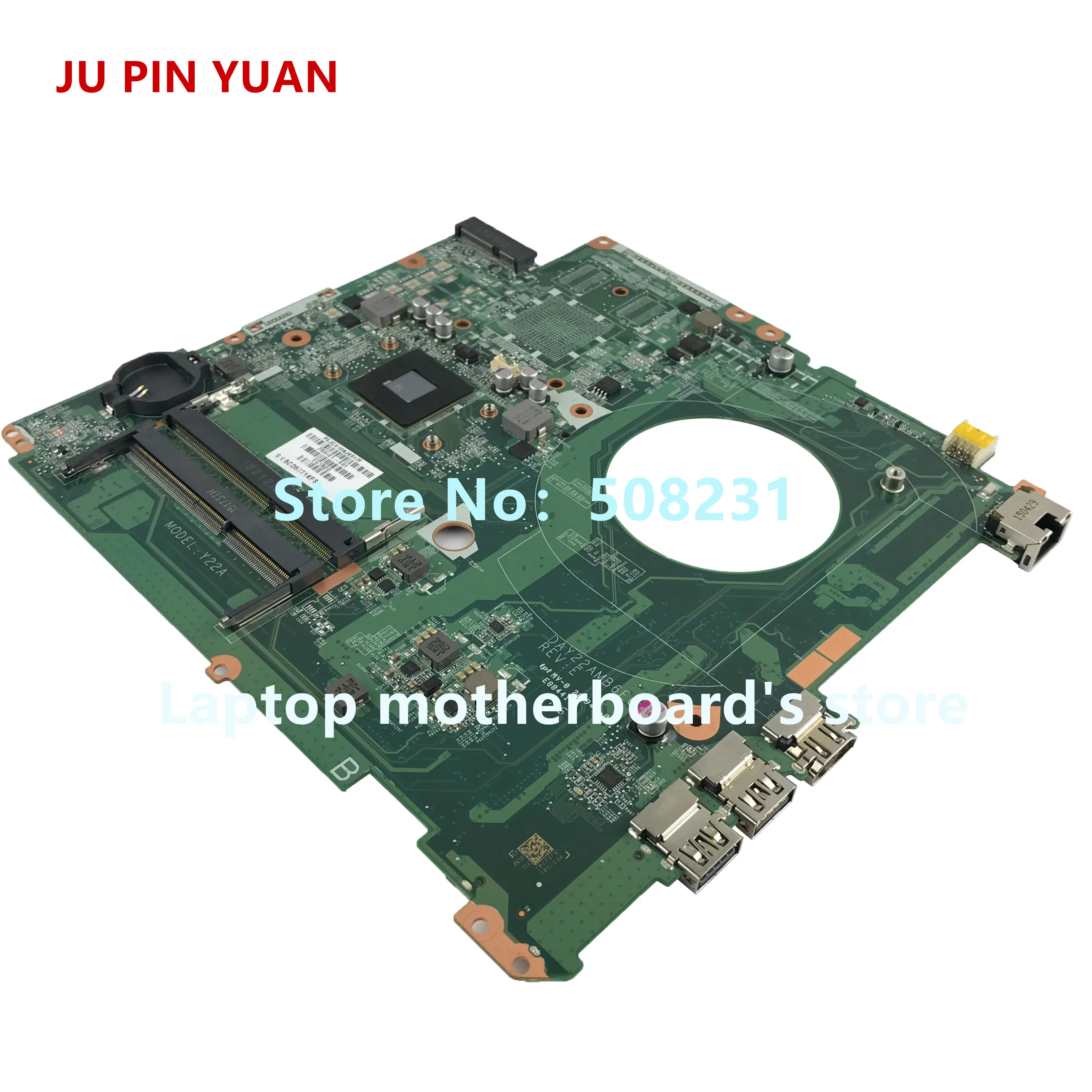 Ju pin yuan 763421 501 001 DAY22AMB6E0 Y22A для HP PAVILION 17 F 17Z материнская плата ноутбука с A4 6210 CPU