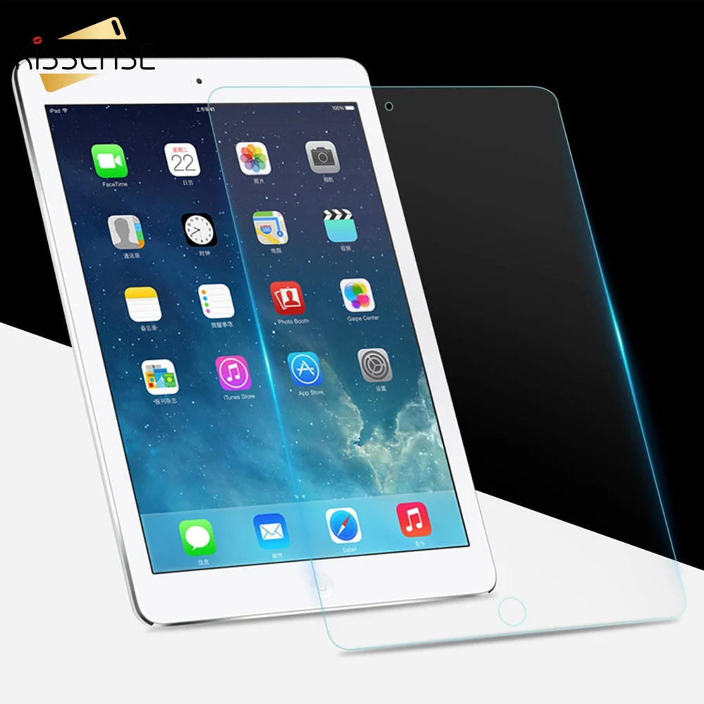 KISSCASE Премиум протектор экрана из закаленного стекла для iPad Air 1 2 Mini 3 4 защитный