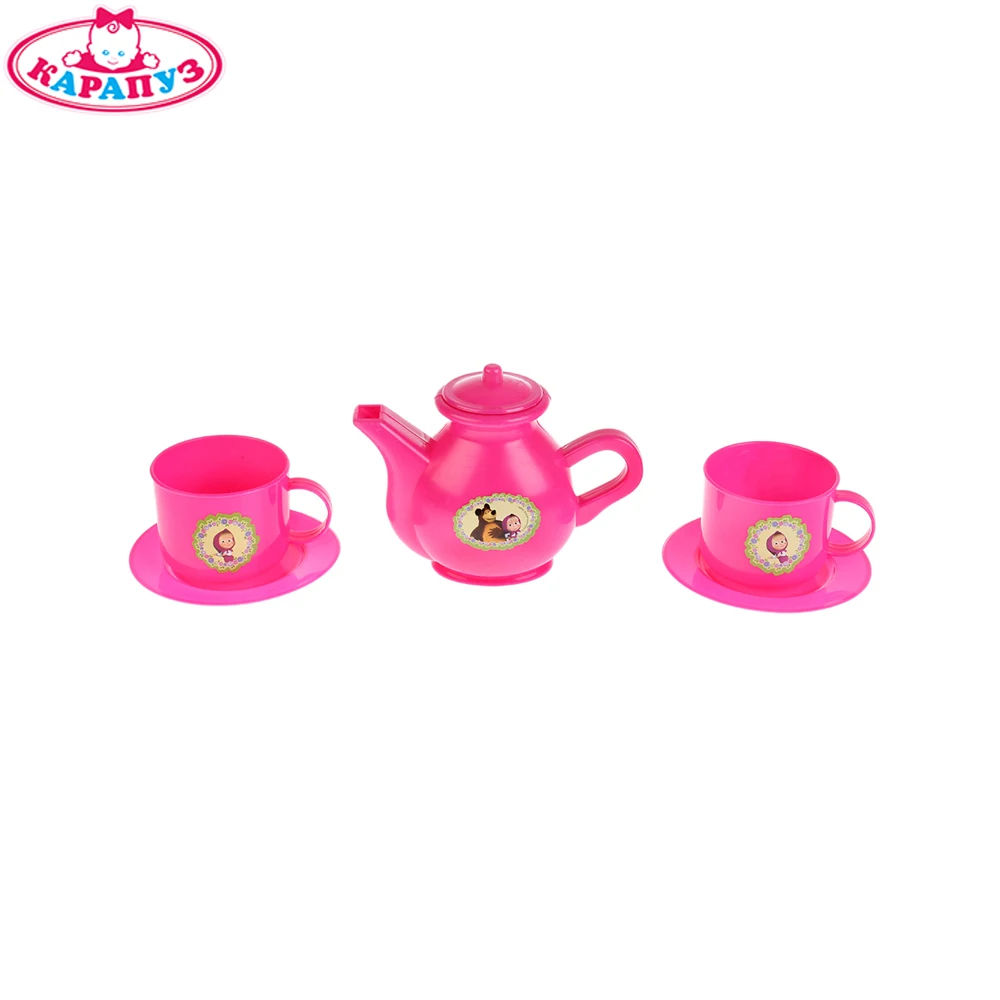 Кукла КАРАПУЗ Маша 25см &quotМ/Ф МАША И МЕДВЕДЬ&quot c набором для чаепития доставка от