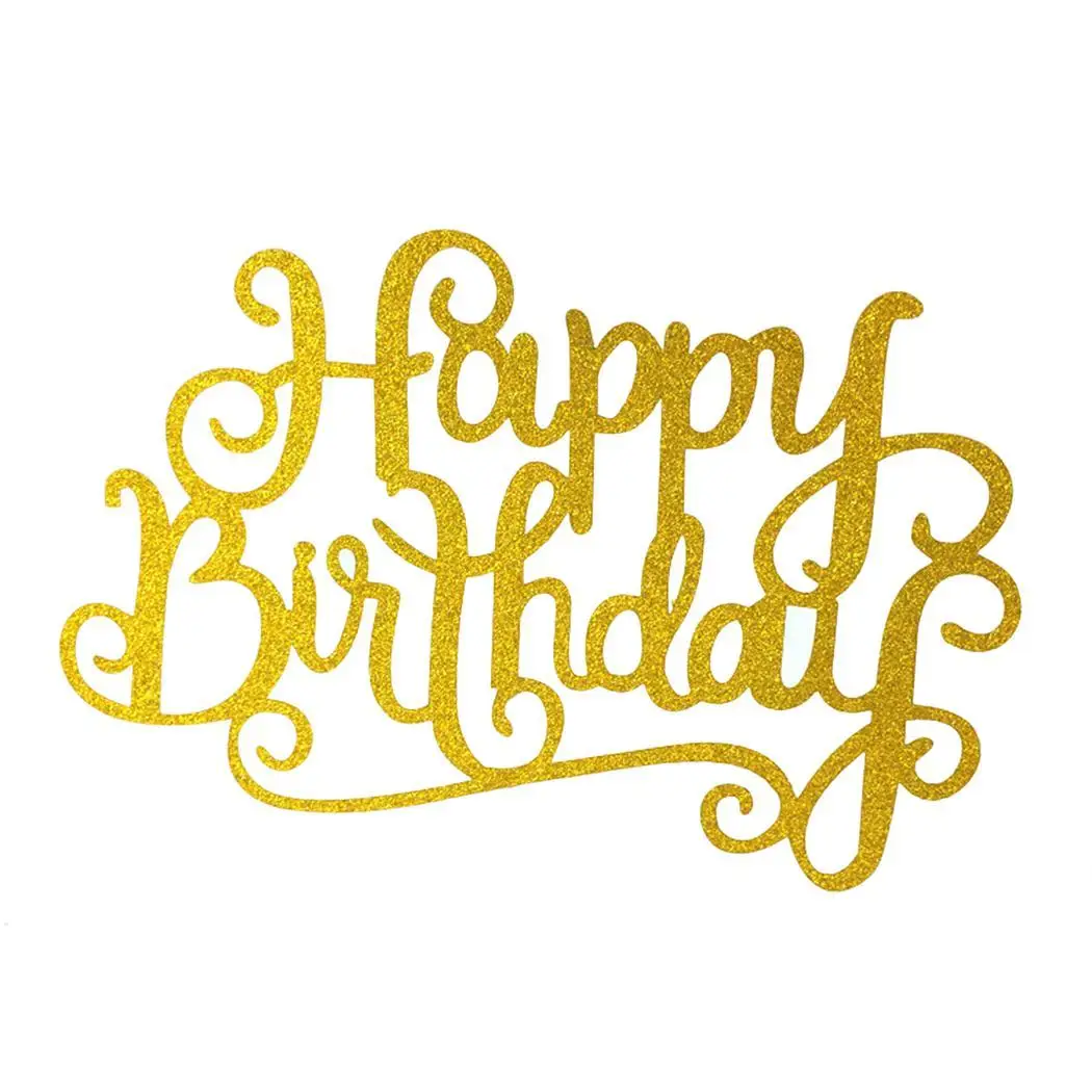 День рождения Happy 5 вечерние украшения Детская бумага 1 дюймов для 13 тортов 14 см