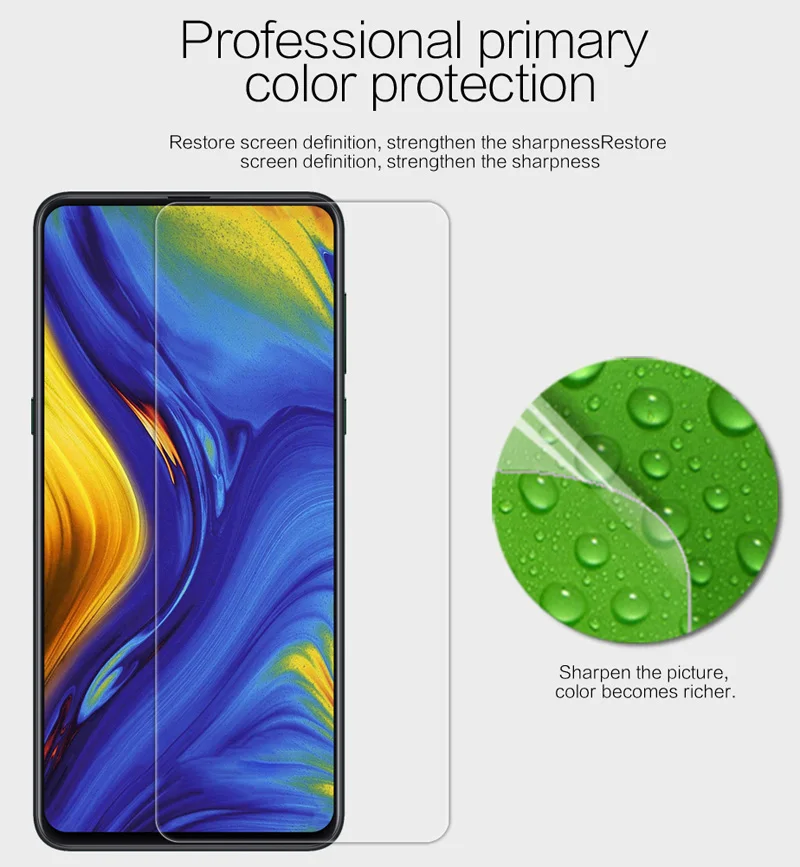 Nillkin HD прозрачная защитная пленка для экрана Xiaomi MIX3|Защитные стёкла и плёнки