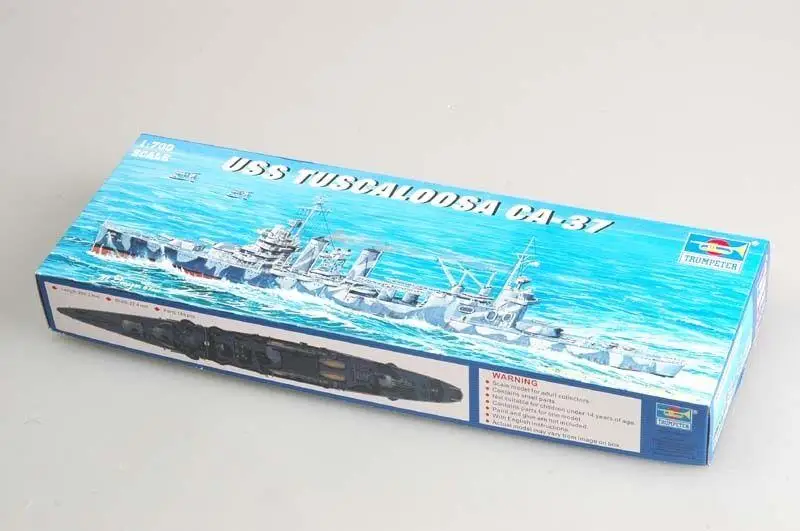Trumpeter 1/700 05745 USS Tuscaloosa CA 37|Наборы для сборки моделей| |