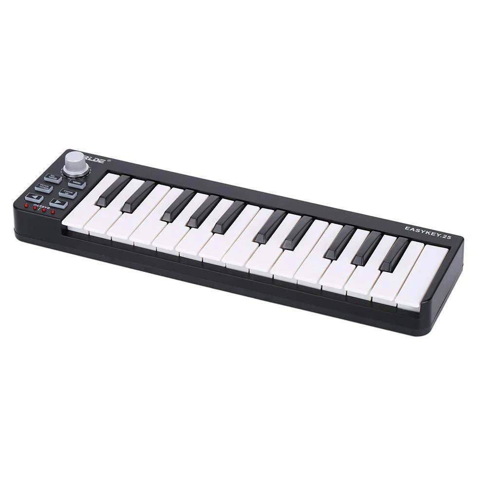 8 клавишная мини клавиатура Easykey 25 с клавишным USB MIDI контроллером|Электронный