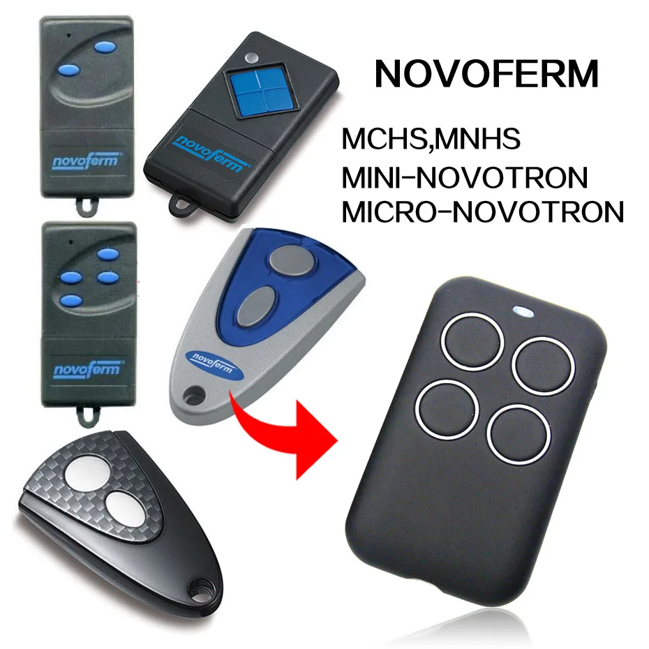 

NOVOFERM МЧС MNHS MINI-NOVOTRON дистанционного Управление пульт дистанционного управления воротами Управление NOVOFERM микро двери гаража дистанционного Управление 433 МГц