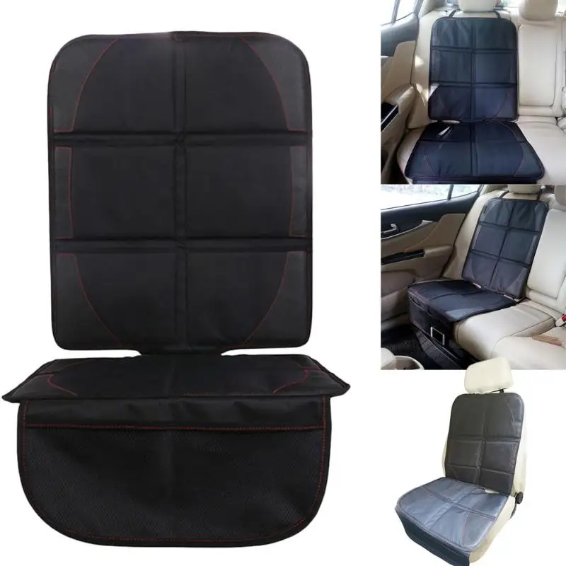 

Universal Polyester PU Car Seat Cover Protector Mat Child Baby Kid Chairs Seat Protection Cushion Pad Auto Accessories Black New