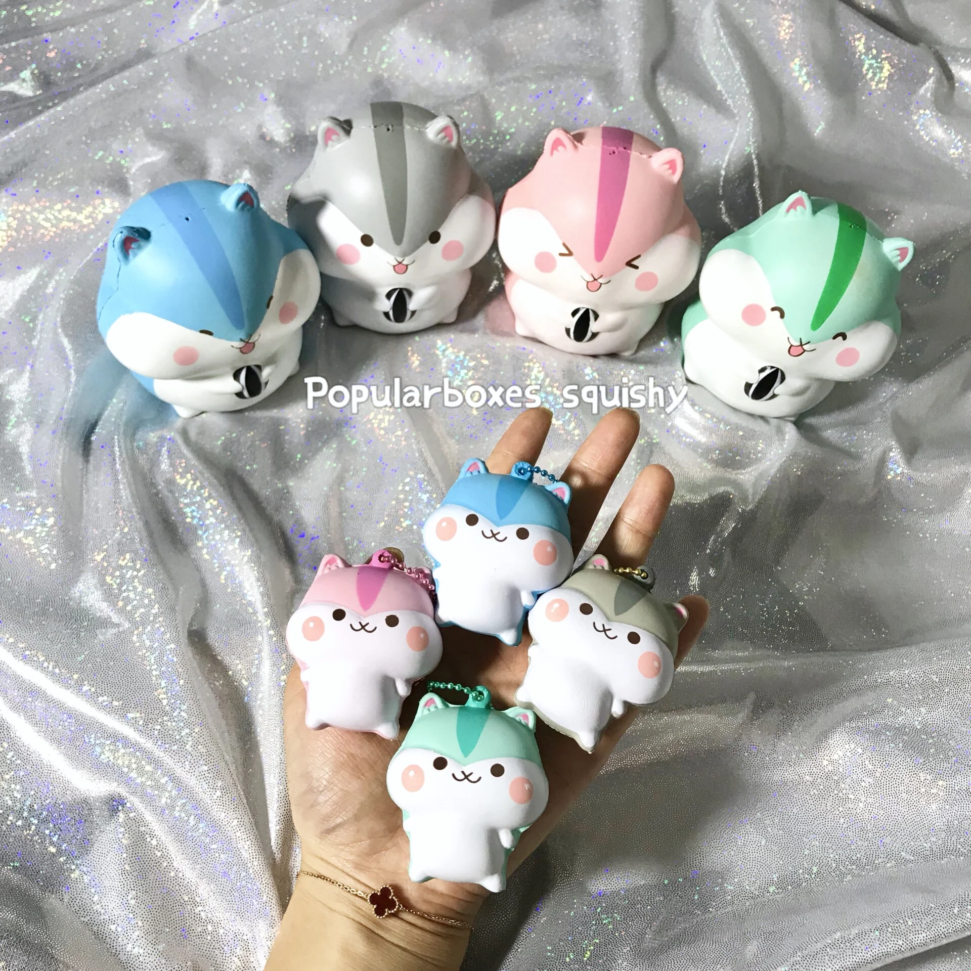 Популярные Подарочные игрушки Поли mini chibi squishy медленно восстанавливающие