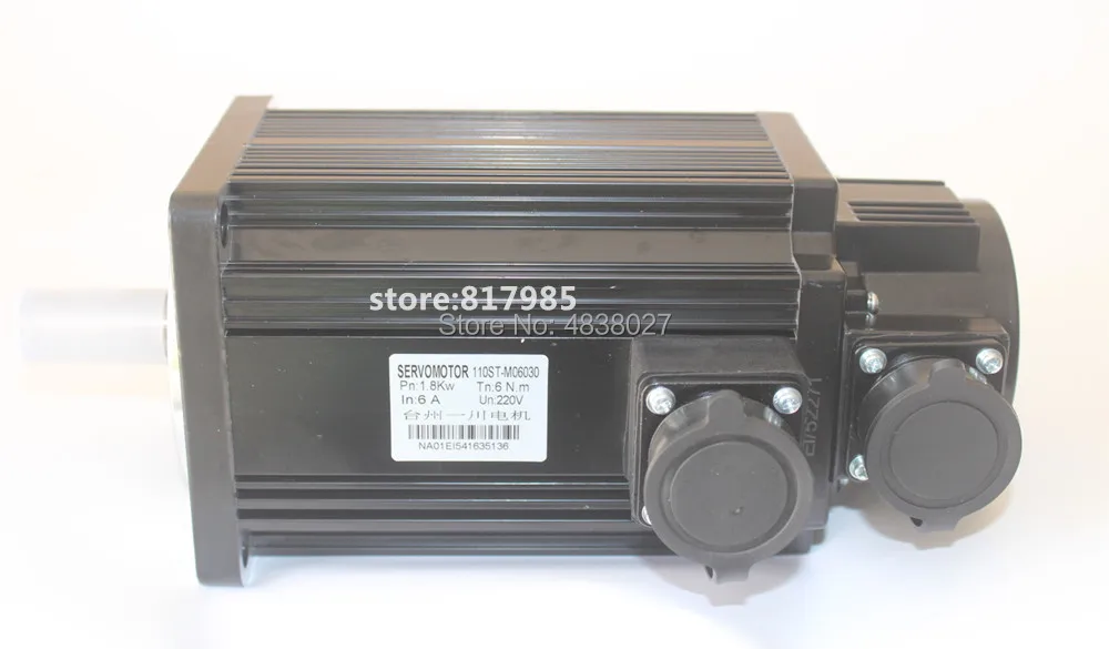 Серво двигатель в комплекте 6N M 1.8KW 3000RPM 110ST серводвигатель переменного тока M06030 +