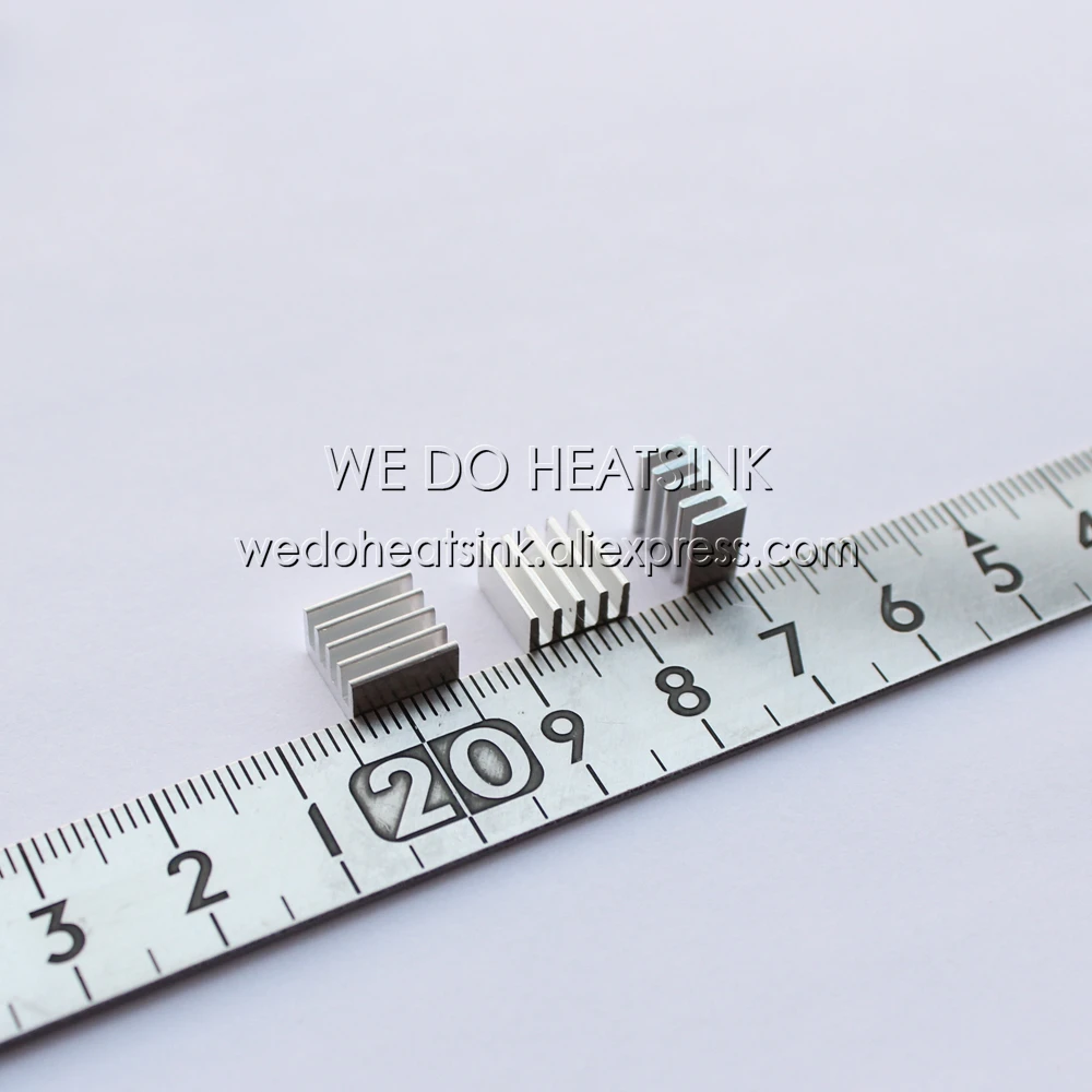 Мы производим теплоотвод 50 шт. 8 8x8 8x5 мм ОЗУ алюминиевый чип радиатор|heat sink|aluminum heat