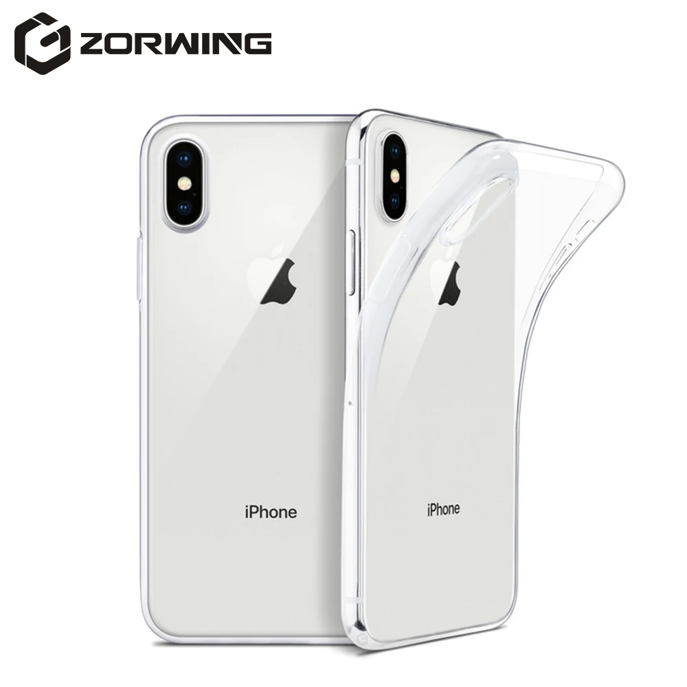 HD Прозрачный чехол для iPhone X XS 11 Pro Max телефона Силиконовый мягкий прозрачный XR 8 7 6 S
