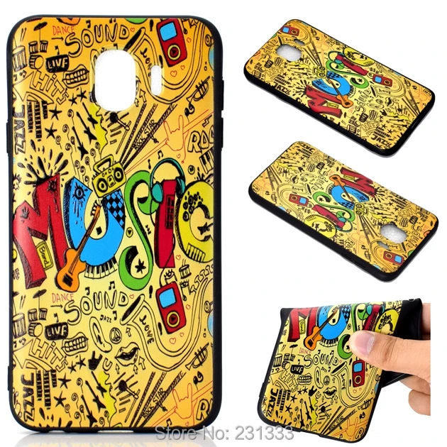 Мультяшный Мягкий матовый ТПУ чехол C ku для Samsung Galaxy J4 J6 S8 PLUS S9 NOTE 9 8 S7 EDGE A310 A510
