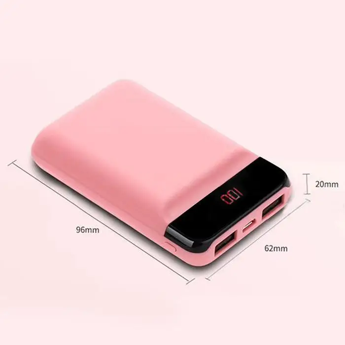 Power Bank 10000mAh Dual USB Mobile Phone External Battery Fast Charge For xiaomi mi Portable Charger mini PowerBank for iPhone | Мобильные