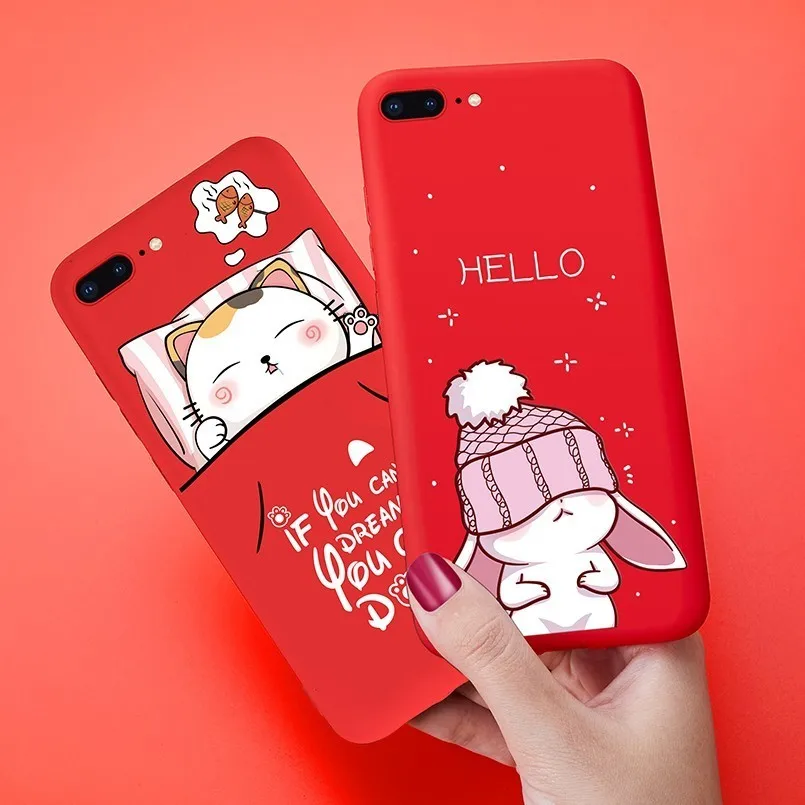 Оригинальный 3D рельефный чехол с животными для iPhone 8 Plus ультра тонкий