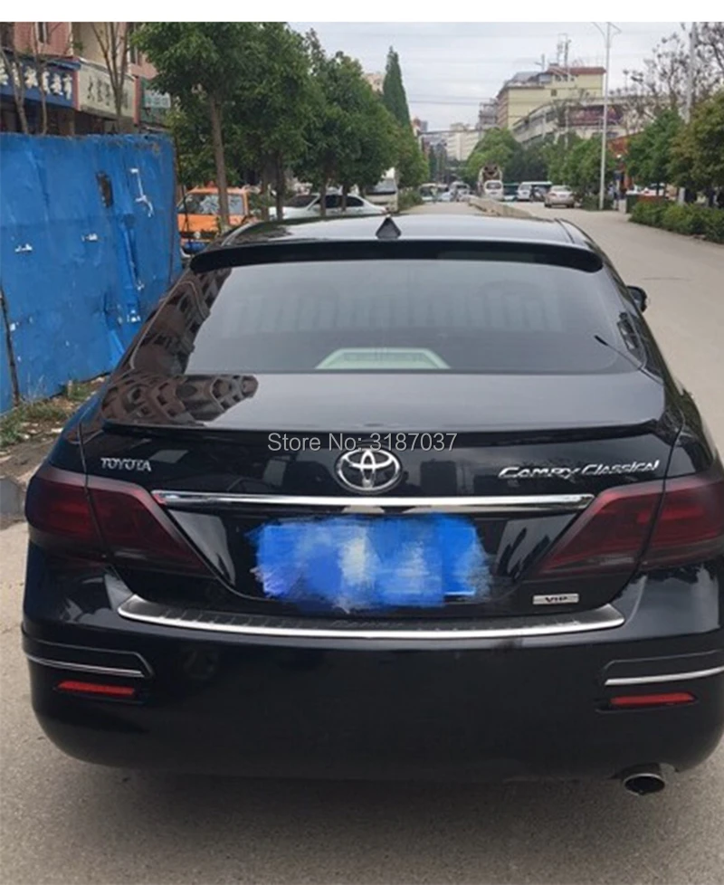 Спойлер на крышу для Toyota Camry 2006 2012 АБС пластик Неокрашенный задний спойлер крыло