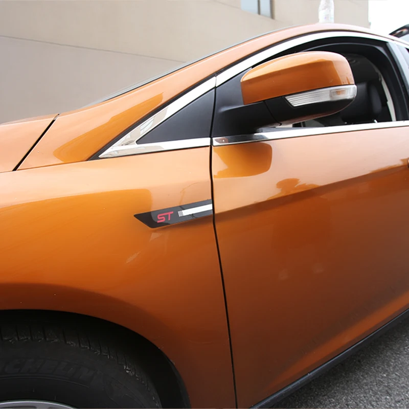 Маленькая сменная наклейка на боковое крыло автомобиля ST для Ford Focus 2 3 4 MK2 MK3 Fiesta