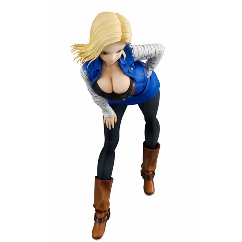 Мяч Z фигура 20 см Android 18 лазурит сексуальные Душ ПВХ фигурка новой коллекции