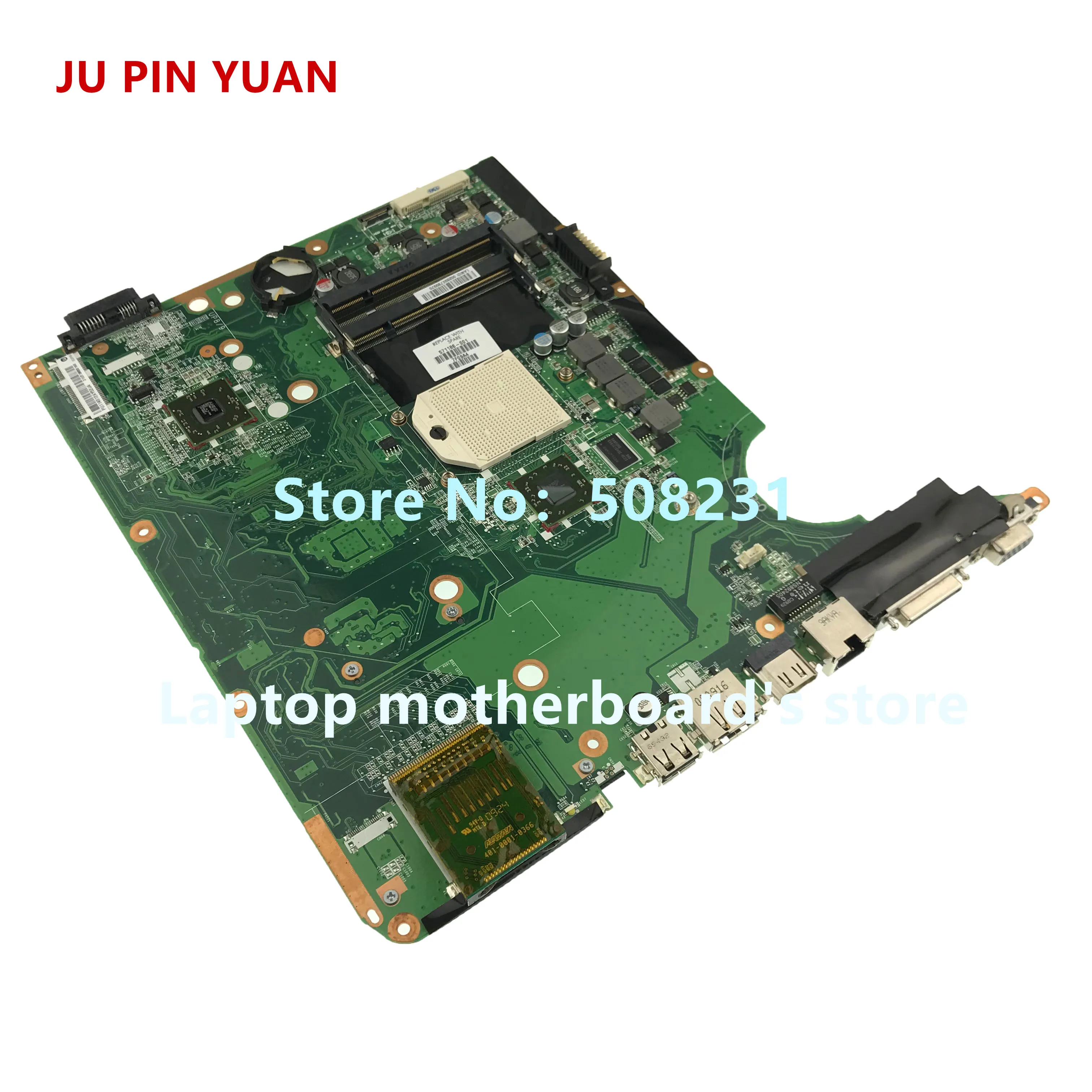 JU PIN YUAN 571186 001 материнская плата для ноутбука HP PAVILION DV6 2000 полностью